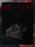 Load image into Gallery viewer, Editorial cover featuring Fire of Love with a dramatic black background.