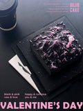 Load image into Gallery viewer, Valentine's editorial artwork featuring The Mountain View mousse cake.