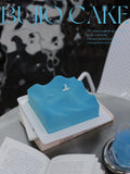 Load image into Gallery viewer, Editorial composition featuring Wave to the Life coconut passion fruit mousse cake.